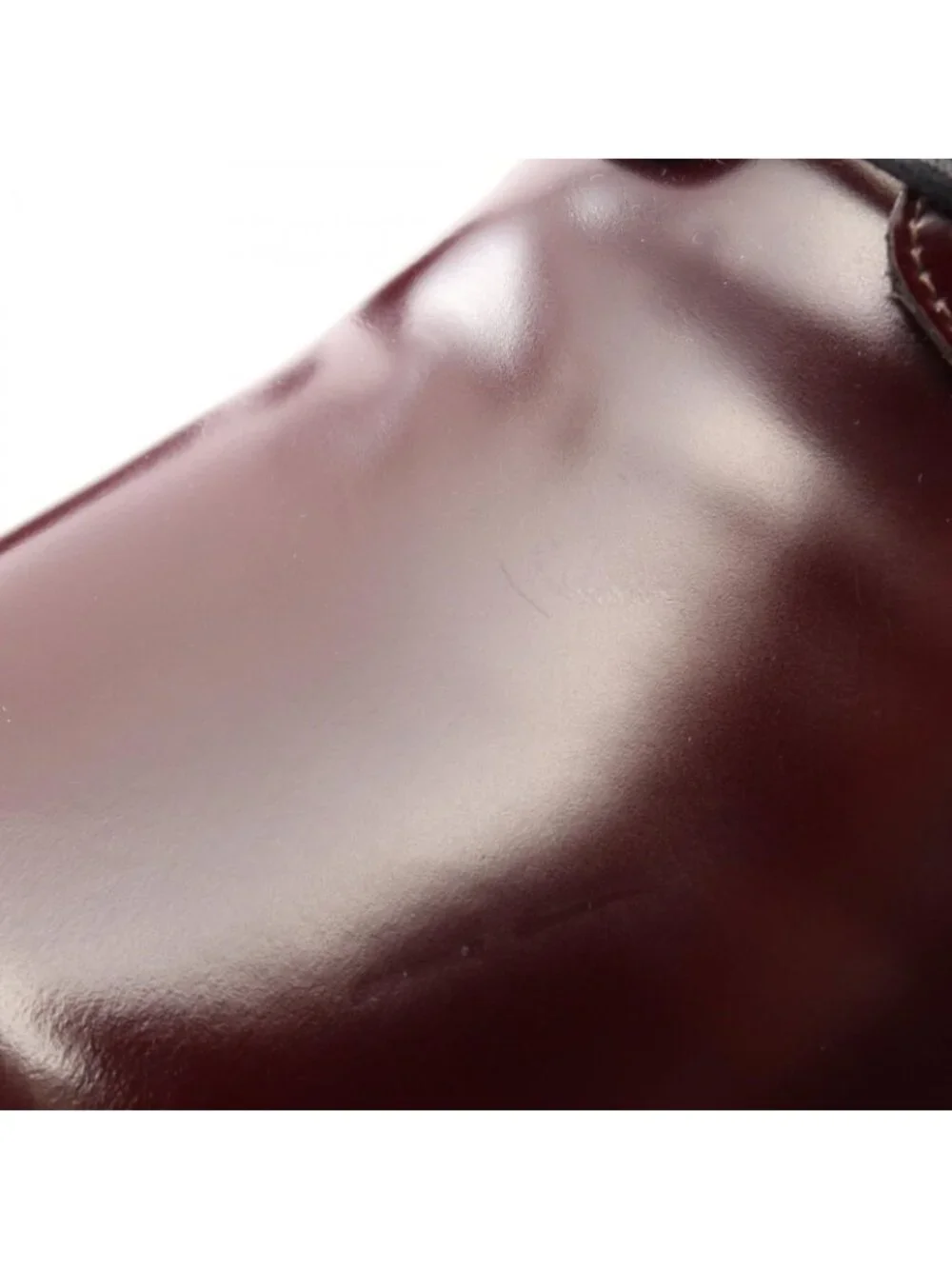 Loewe Dress Shoes Campo Derby Burgundy Leather